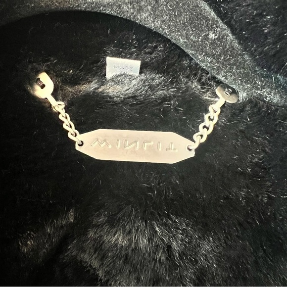 Winlit Reversible Jacket Luxurious Leather Faux Fur coat in Black L - Picture 9 of 17